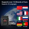 Wireless OBD2 Diagnostic Tool Bluetooth, IOS&Android&Windows 3000 Code Database Suitable Car Adapter Fault Code Reader Scan with OBDII/EOBD Protocol
