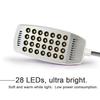 New 28 LEDs Super Bright Book Light DC5V USB Reading Night Lights Flexible Table Lamp   Power Bank Laptop Notebook  Computer