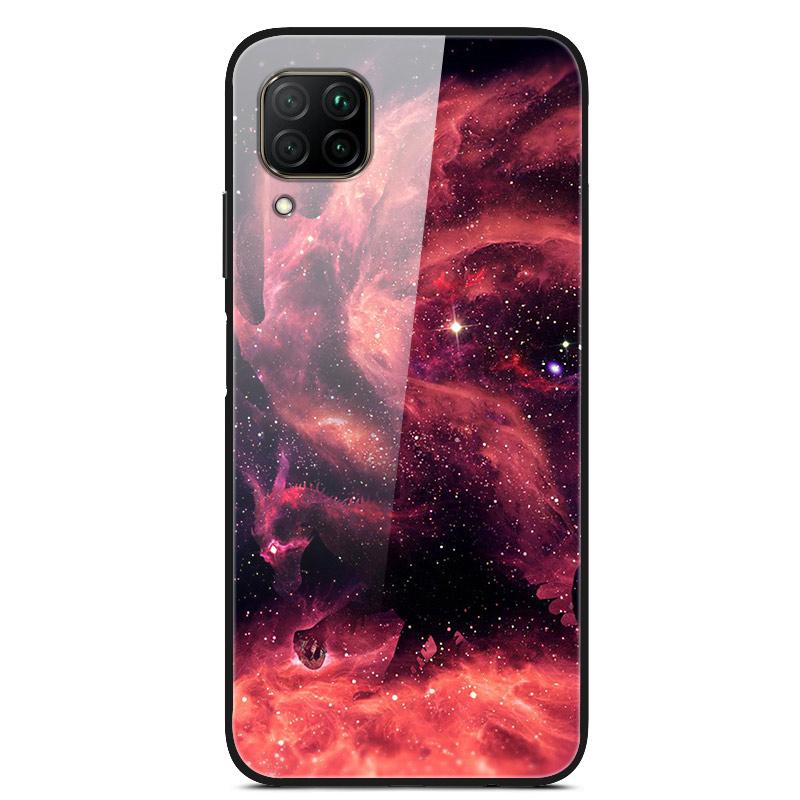 Luxury Cover Case for Huawei P40 Lite Tempered Glass Cover for Huawei P40 Lite E Phone Case for Huawei P 40 Lite Coque P40Lite E