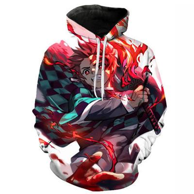 Anime Demon Slayer Series 3D Printed Man's Spring New Style Hooded Long Sleeve Hoodie Fashion Casual Cotton Pullover Clothing