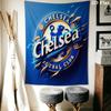 Chelsea-Logo Wandbehang Bedruckte Stoffdecke Dekorative Wandteppiche für Schlafzimmer Wohnzimmer Heimdekoration