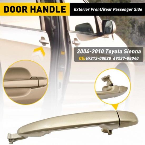 For 2004-10 Toyota Sienna Sand Mica 4Q2 Desert Outside Rear Tailgate Door Handle