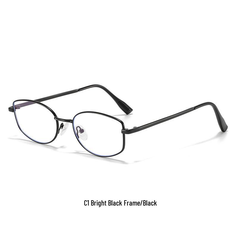 Minimalistische Golddrahtbrille im koreanischen Stil für Damen - High-End, myopiefreundlich, kleines Gestell für runde Gesichter