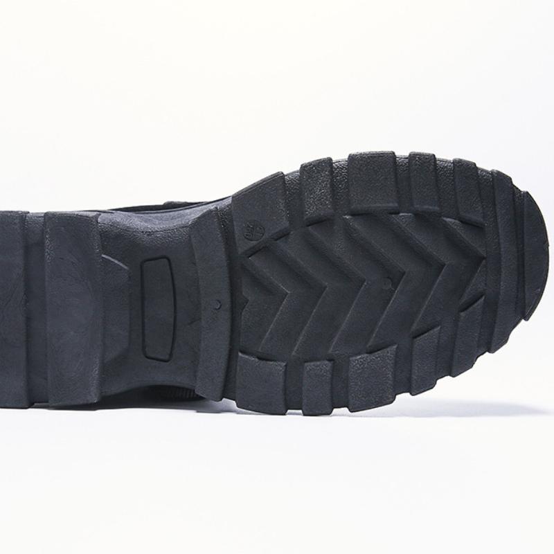 2025 New Outdoor Men Ankle Boots Luxury Platform Men Cowboy Boots Lace Up Anti-Slip Training Shoes High Top Men Motorcycle Boots