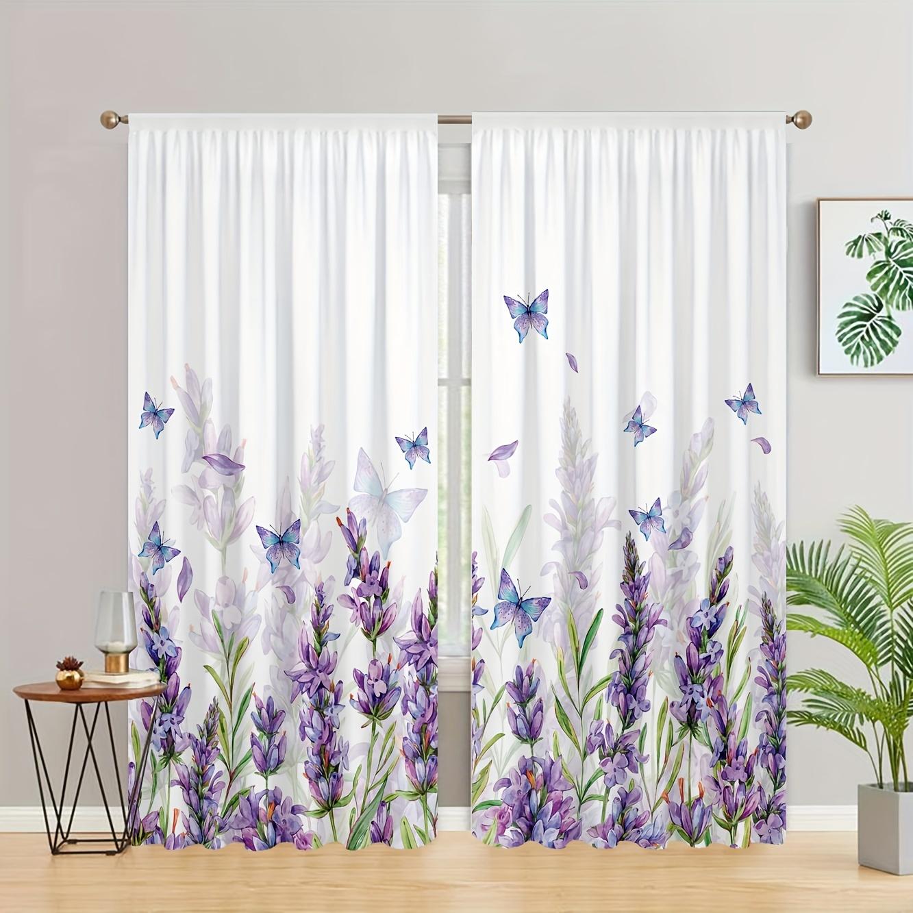 

2 шт. Черно-золотистые шторы с принтом бабочек, современные винтажные развевающиеся бабочки, затеняющие шторы для спальни, гостиной 2x50W100H(CM)&hook