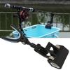 Plastic Portable Luminous Head 360 degrees  Rotating Fishing Rod Bracket Holder Back Hanging Stand