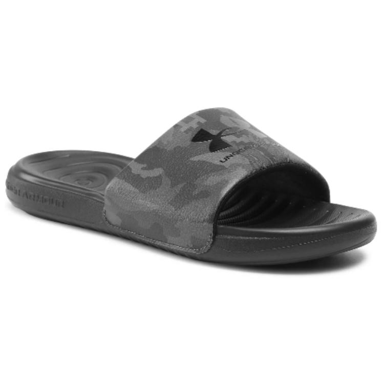 Under Armour Ansa Graphic Slide Digital Camo Men Sneakers Black 3024434-001