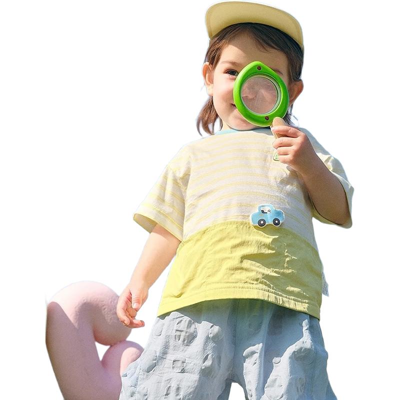 

Balabala Baby Unisex Cartoon Short Sleeve T-Shirt 100