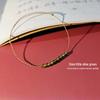 Spring River Olive Green Zircon Crystal Beaded Women's Bracelet