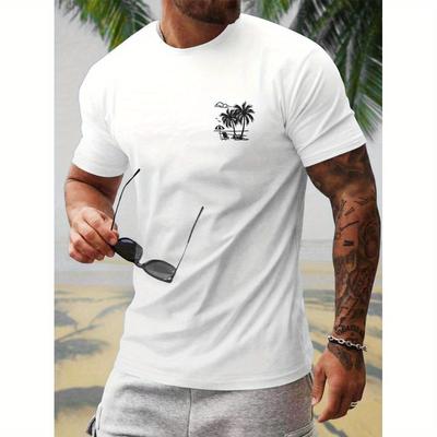 Special Offer Men's Short Sleeve T-Shirt Regular Fabric Breathable Comfortable Daily