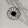Vintage Metal Sunflower Wall Art Iron Sculpture Indoor Outdoor Home Decor