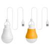 LED Bulb USB Rechargeable Market Stall Lamp LED Energy-saving Lamp Bulb 1pc Portable Hanging Dormitory Light