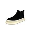 Chelsea Boots New Winter Velvet Short Boots High-top Boots Leather Martin Jw