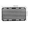 Truck Bed Molle Panel Aluminum 17x30x0.08in Side Truck Bed Molle Panel Rack System for Sedans SUVs Pickups Trucks RVs Trailers