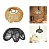Bohemian Rattan Lampshade, Decorative Chandelier Cover, Woven,
