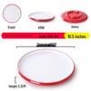 Nordic Round Melamine Shallow Plate for Buffets and Stir-Fry Dishes