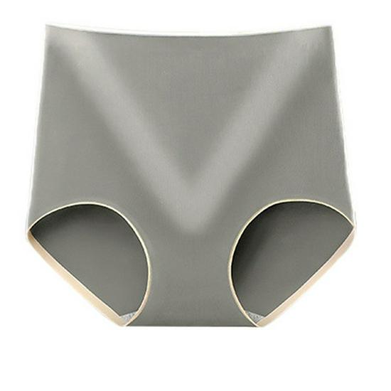 "Women's Seamless High Waist Pure Cotton Graphene Briefs - Hip Lifting & Simple Fashion Design"