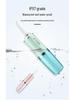 Portable Electric Tooth Cleaner with Purple Light - Waterproof, Smart Teeth Whitening & Bad Breath Remover.