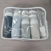 16Pcs Silicone Travel Bottles Set Leak Proof Squeezable Toiletries Containers Refillable Tubes Cosmetic Bags
