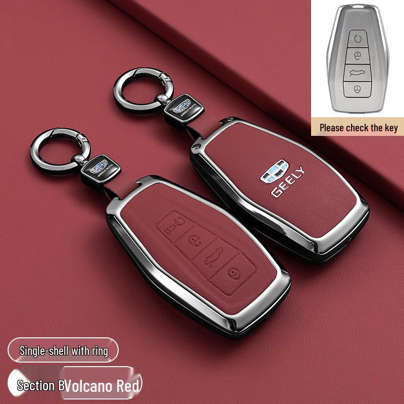 Car Key Covers for Geely Emgrand, Xingrui, Boyue L, Xingyue L, Binyue, and Binrui Vision X6/Icon Models