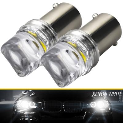Lampadine LED BA9S per Luce Interna Lettura Mappa Plafoniera T11 T4W H6W 1895 3SMD LED BIANCO Luce Laterale Segnalazione Parcheggio Targa Auto