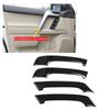 4pcs Black Wood Grain Interior Door Handle Cover Trim for Toyota Prado 20102018