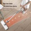 Hands-Free Rotating Flat Mop: Self-Wringing, Water-Absorbing for No-Rinse Floor Cleaning