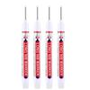 4Pcs/Set 20mm Deep Hole Long Nib Head Markers For Metal Perforating Pen Waterproof Bathroom Woodworking Decoration Multi-Purpose