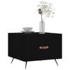 VidaXL Coffee Tables 2 Pcs Black 50x50x40 Cm Engineered Wood 829335