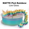 Filamento PLA A95I Bassa Lucentezza 1,75 mm 1 kg Arcobaleno Opaco Gradiente Multicolore Filamento Stampante 3D Nuovo Cambio Colore