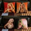 Singer Carolina Giraldo Navarro Cushion Cover Natural Linen Pillowcase Set AllinOne Decor for Sofa Bedroom  Chair