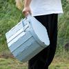 For camping only Portable Folding Toilet for Outdoor Camping - Car Travel Emergency Mobile Toilet Lightweight Collapsible Potty for Self-Driving Trips