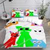 Game Garten of Banban 3D NEW Duvet Cover Pillowcase Bedding Set Adult Boy Girl Bedroom Decoration Children Single Double Large