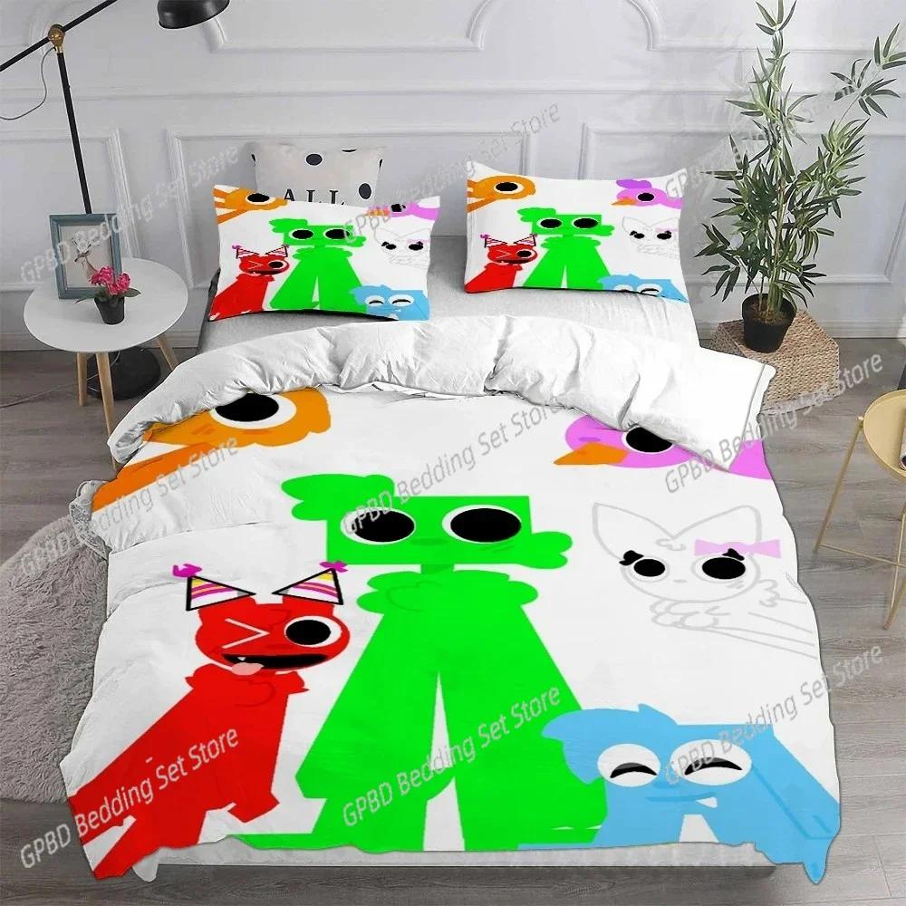 Game Garten of Banban 3D NEW Duvet Cover Pillowcase Bedding Set Adult Boy Girl Bedroom Decoration Children Single Double Large