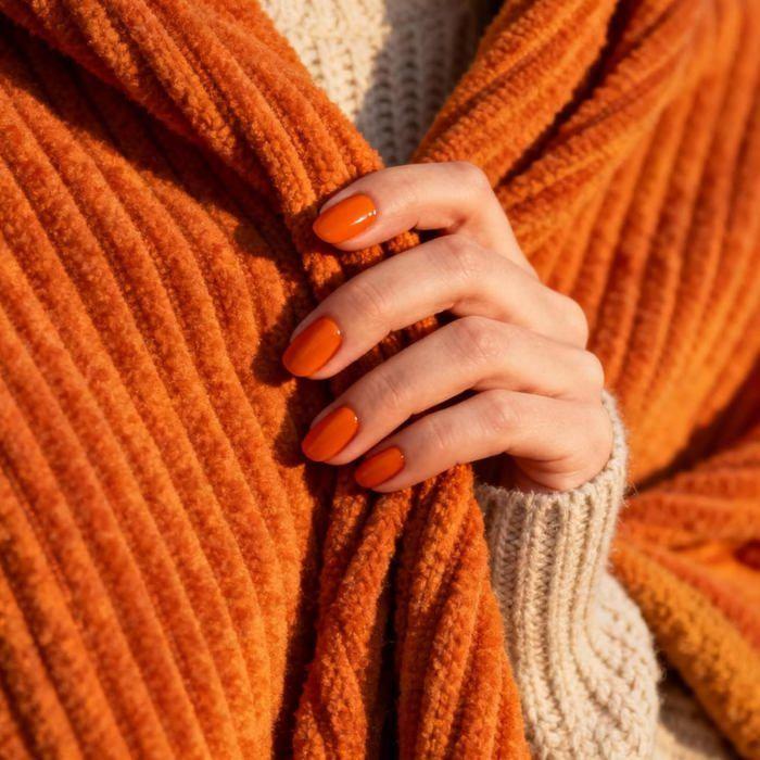 Vernis à ongle - Kabos Gelike 040 - Orange - Hybride UV LED - Doux et léger pour ongles sensibles