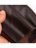 1.0mm thick dark brown top layer cowhide leather material for car seats, door panels, oily retro sofa cushions, whole piece of l
