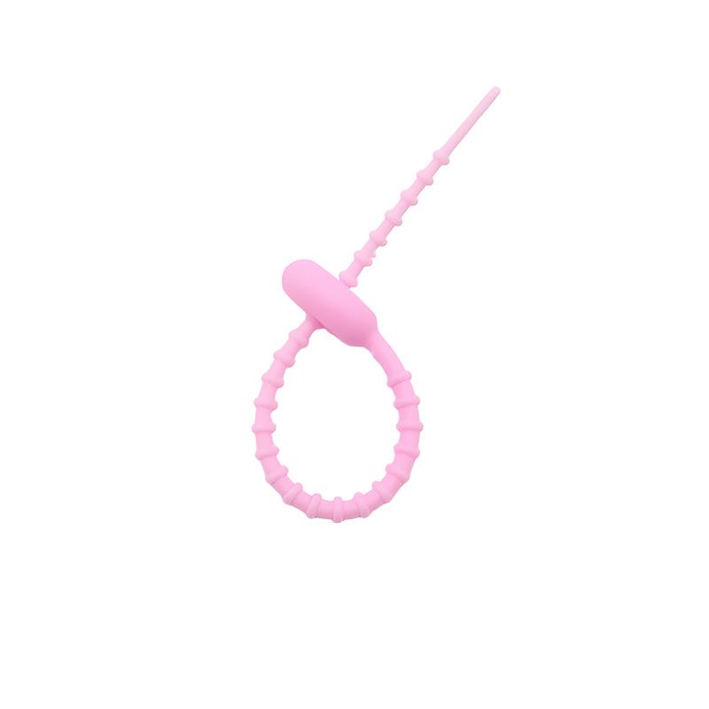 Multicolor TPR Silicone Zip Ties: Elastic Self-Locking, Reusable Cable Organizers & Keychain Pendants.