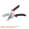 Multifunctional Angle Shear Cutter Non‑Slip Black Handle Hand Tool for Cutting Thin Wood