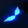 2Pcs Angel Wings Licht Motorrad modifizierte LED dekorative Willkommen Flügel Laser Umgebungsatmosphäre Lampe Projektion 12V 24V