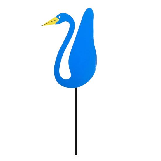 Flamingos Yard Decorations Plastic Flamingo Lawn Statue with Metal Stakes