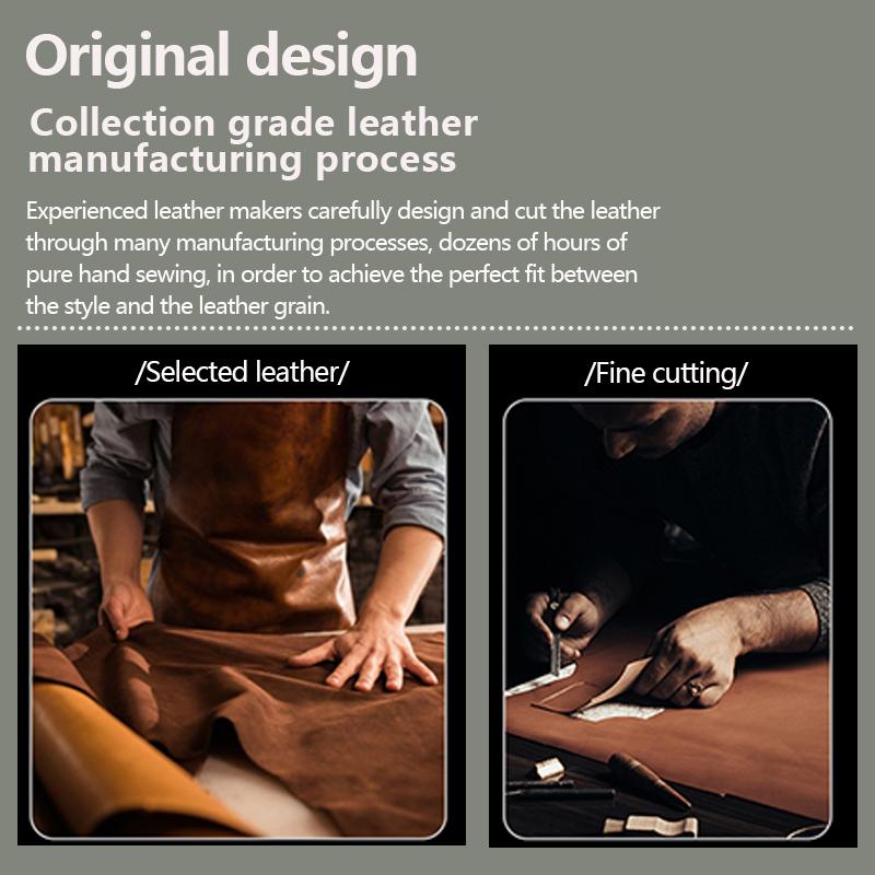 KALEBOL For Apple Watch 10 46mm/Ultra 2/Ultra 49mm/9 8 7 45mm/SE (2023) SE (2022) SE 6 5 4 44mm/3 2 1 42mm Genuine Cow Leather Watch Strap