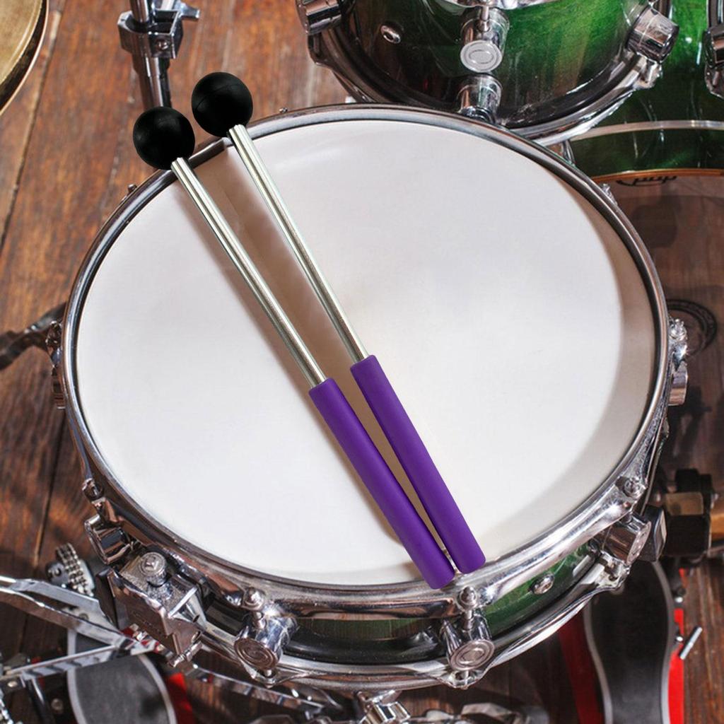 Rainbow Tom Drum Musfunny Kids - 8 Inch Rainbow Percussion Instrument With 2 Mallets For Children Floor Tom Drum