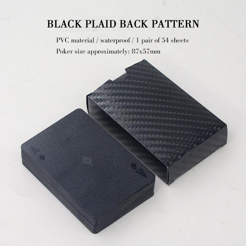 100% PVC Spielkarten Kunststoff Poker Kartenspiel Wasserdicht Poker Texas Hold'em Blackjack Spiel Dropshipping Gold Karte Brettspiel
