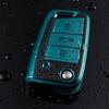 For Volkswagen VW Polo Golf7 MK7 Tiguan for Skoda Octavia Kodiaq Karoq for Seat Ateca Car Key Case Cover Bag Keychain Protector