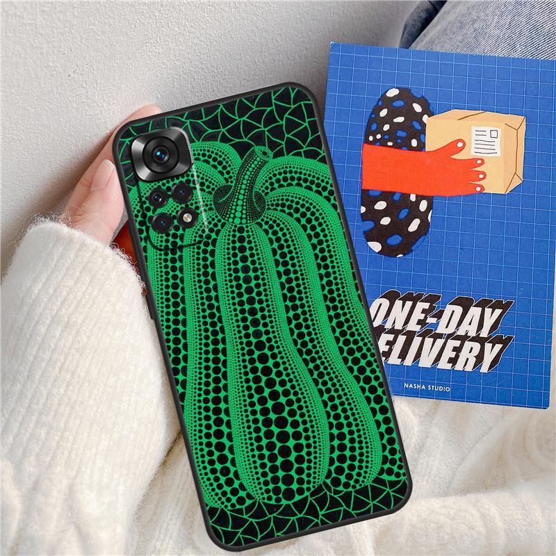 Yayoi Kusama Pumpkin Art Funda For Xiaomi Redmi Note 13 Pro 14 9 10 11 12 9S 10S 11S 12S Redmi 13C 10C 12C 14C Case