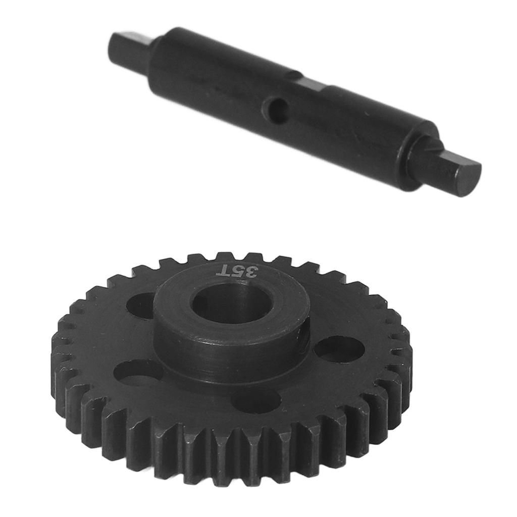 35T Pinion Motor Gear Steel Aluminum Alloy Replaceable Black RC Car Motor Pinion Gear for ARRMA 1 7 1 8