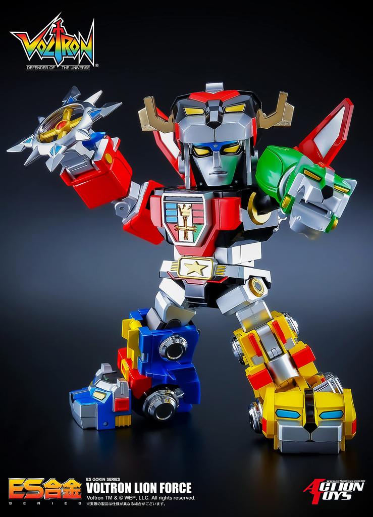 Art Storm Action Toys ES Alloy Voltron Lion Force Diecast Painted Action Approximately 160mm Tall Figure,