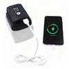 1 Peça Para Adaptador de Caixa de Bateria Li-Ion 18V Portas USB Duplas Power Bank Carregador de Telefone Lâmpada Conversora de Luz de Trabalho LED Lanterna
