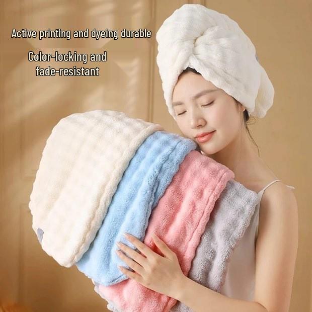 

Quick-Dry Absorbent Hair Wrap Towel for Women Regular
