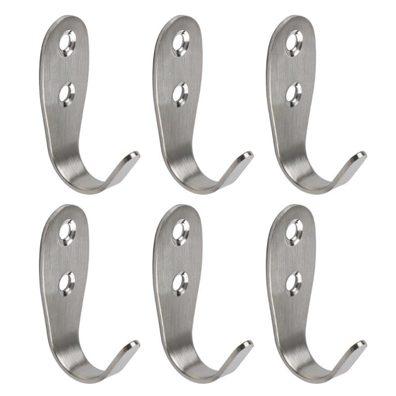 

Multipurpose Door Hook Rack for Hanging Various Items Strong and Stylish Solution for Household Storage Solution серебряный
